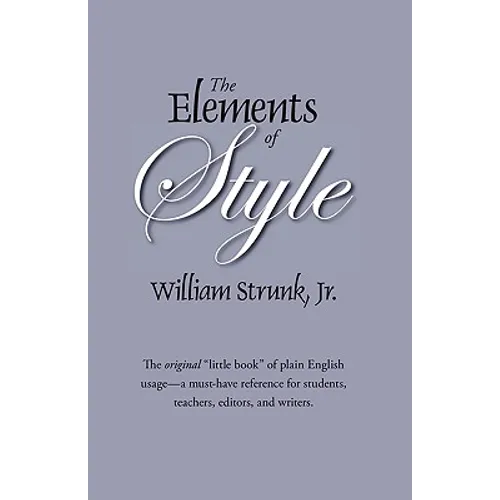 The Elements of Style: The Original Edition - Paperback