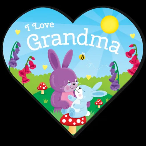 Heart-Shaped BB - I Love Grandma - Board Book