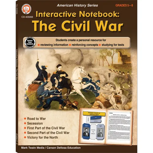 Interactive Notebook: The Civil War - Paperback