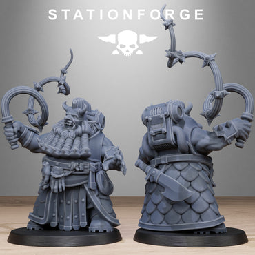 3D Printed Corrupted Guard Dwarves by StationForge Miniatures