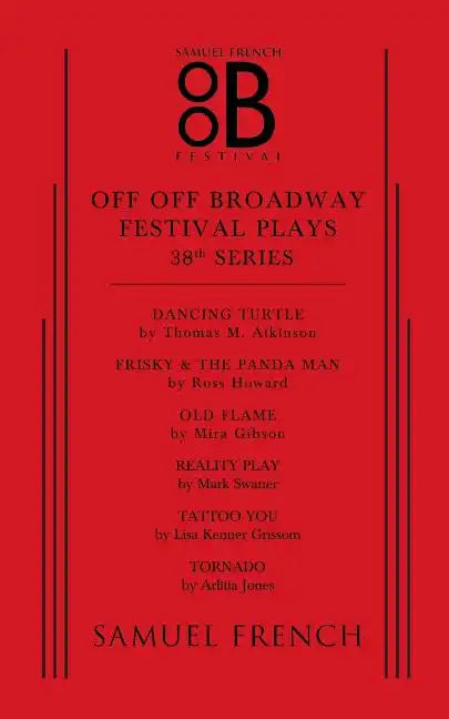 Off Off Broadway Festival Plays, 38th Series - Paperback