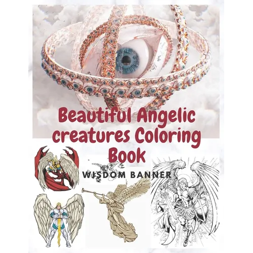 Beautiful Angelic creatures Coloring Book - Paperback