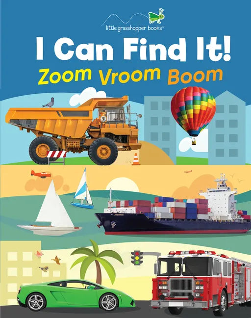 I Can Find It! Zoom Vroom Boom (Large Padded Board Book) - Board Book