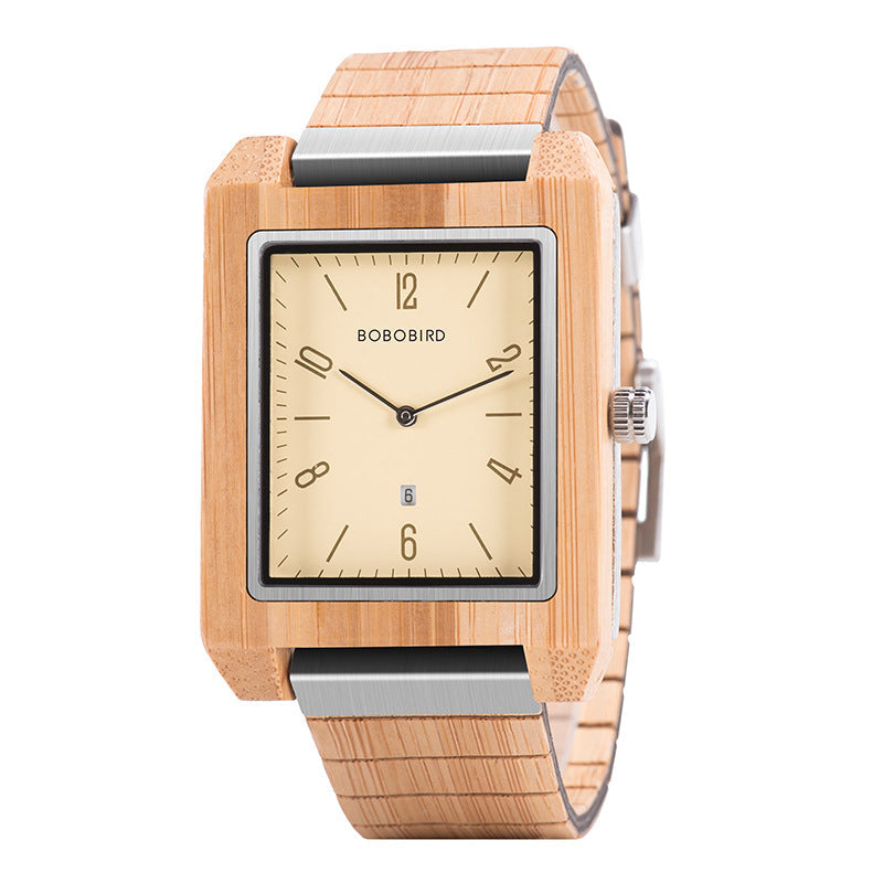 Wooden Watch Minimalist And Fresh-style Gift