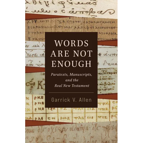 Words Are Not Enough: Paratexts, Manuscripts, and the Real New Testament - Paperback