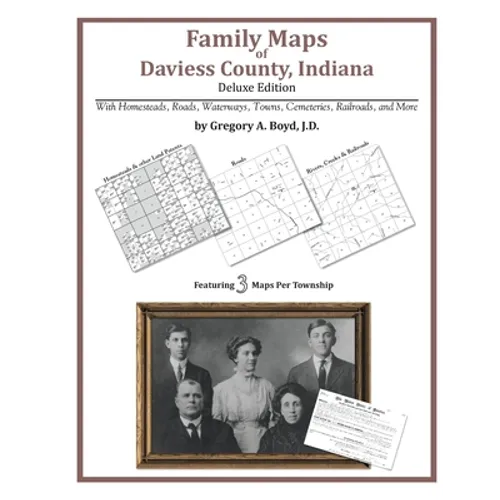 Family Maps of Daviess County, Indiana - Paperback