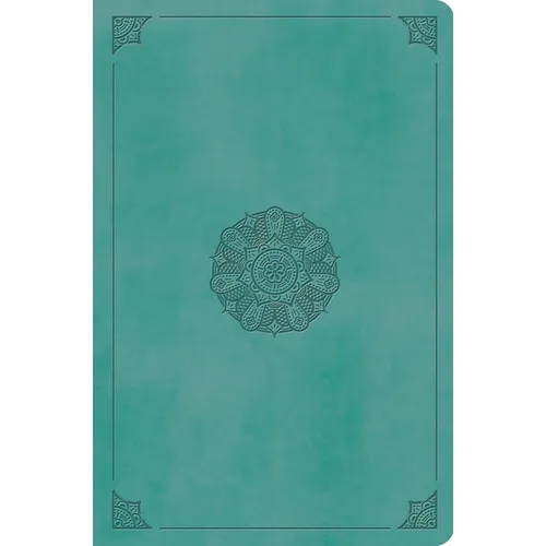 ESV Value Compact Bible (Trutone, Turquoise, Emblem Design) - Imitation Leather