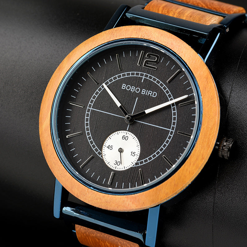 Minimalist-style Classic Wooden Analog Quartz Watch
