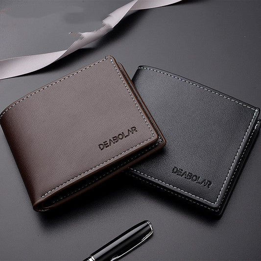 Foreign Trade Hot Selling New Men''s Wallet Leisure