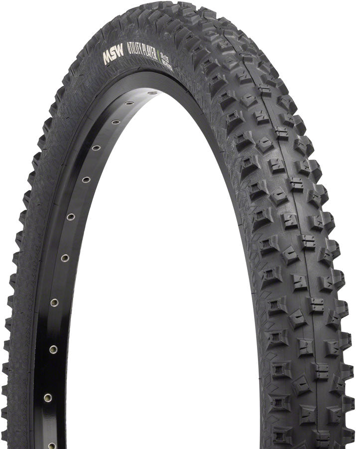 MSW Utility Player Tire - 20 x 2.25 Black Folding Wire Bead 33tpi