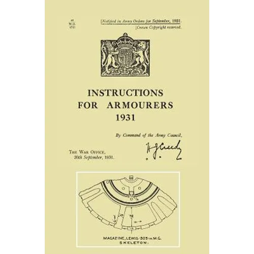 Instructions for Armourers 1931 - Paperback