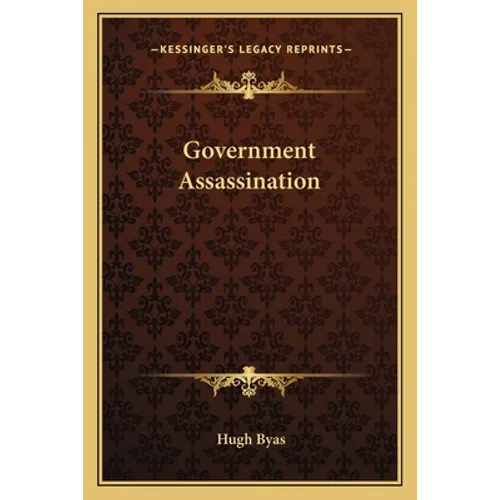 Government Assassination - Paperback