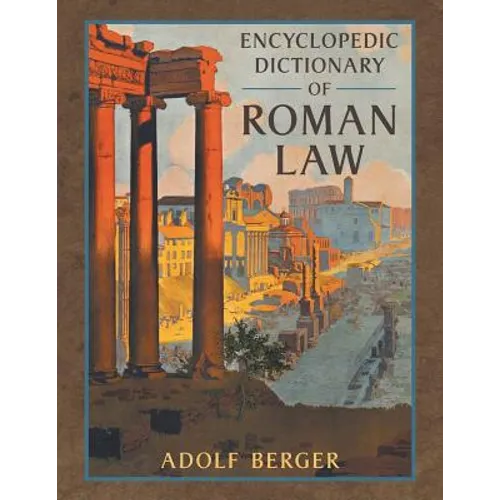 Encyclopedic Dictionary of Roman Law - Paperback