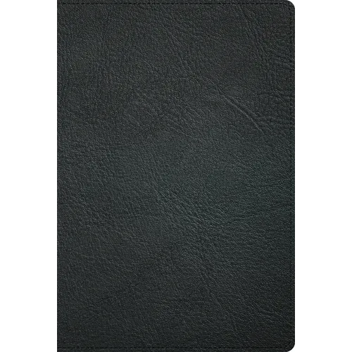 Rvr 1960 Biblia Deluxe, Negro Piel Genuina - Leather