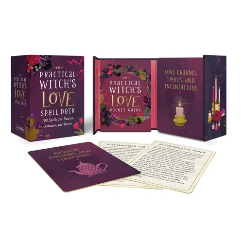 The Practical Witch's Love Spell Deck: 100 Spells for Passion, Romance, and Desire - Paperback