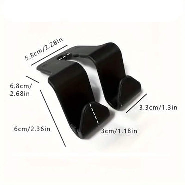 2-Pack: Car Seat Back Multi-Function Hook