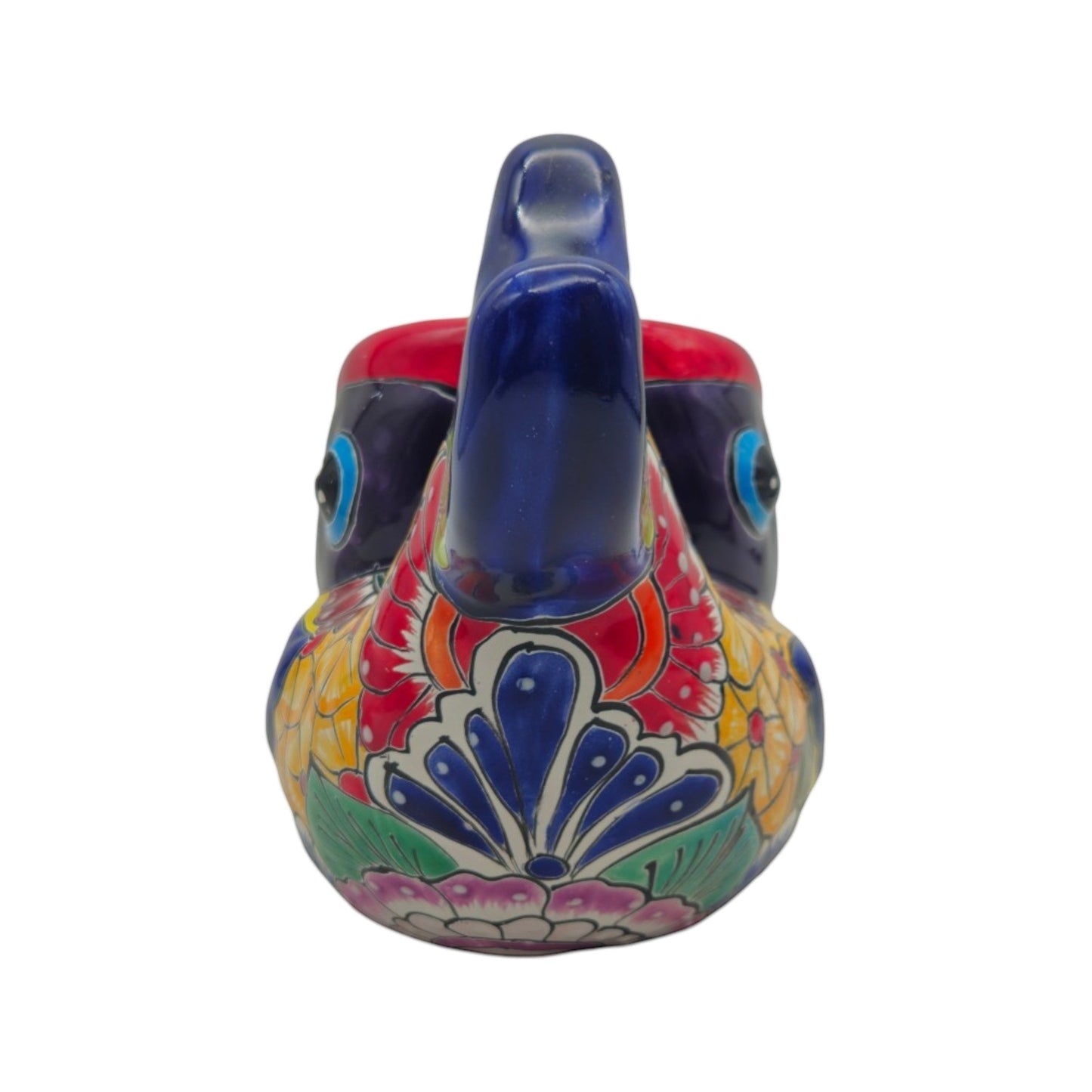 Colorful Talavera Fish Planter | Mexican Hand-Painted Pottery