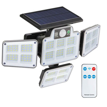 216 LEDs Solar Outdoor Light Motion Sensor Security Wireless Lamp