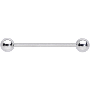 14G STEEL BARBELL Ring 1 inch 6mm