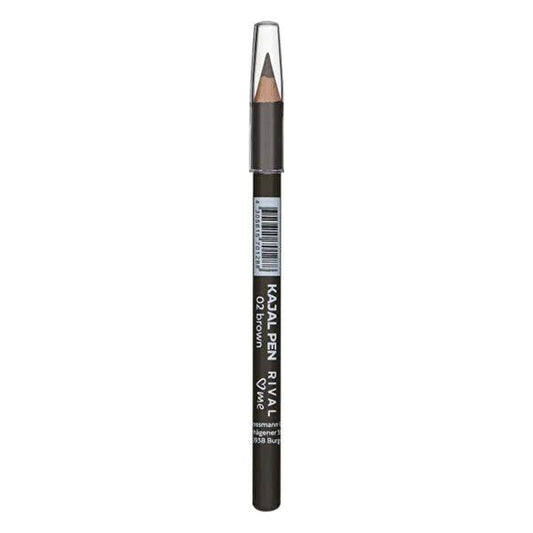 Rival Loves Me Soft Kajal Eyeliner Pencil - Brown (No:02 Kahverengi), 4.1g - Smooth Application, Portable Eye Makeup