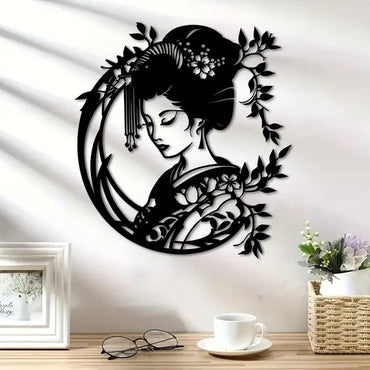 CIFbuy Vintage Japanese Zen Garden Iron Wall Art