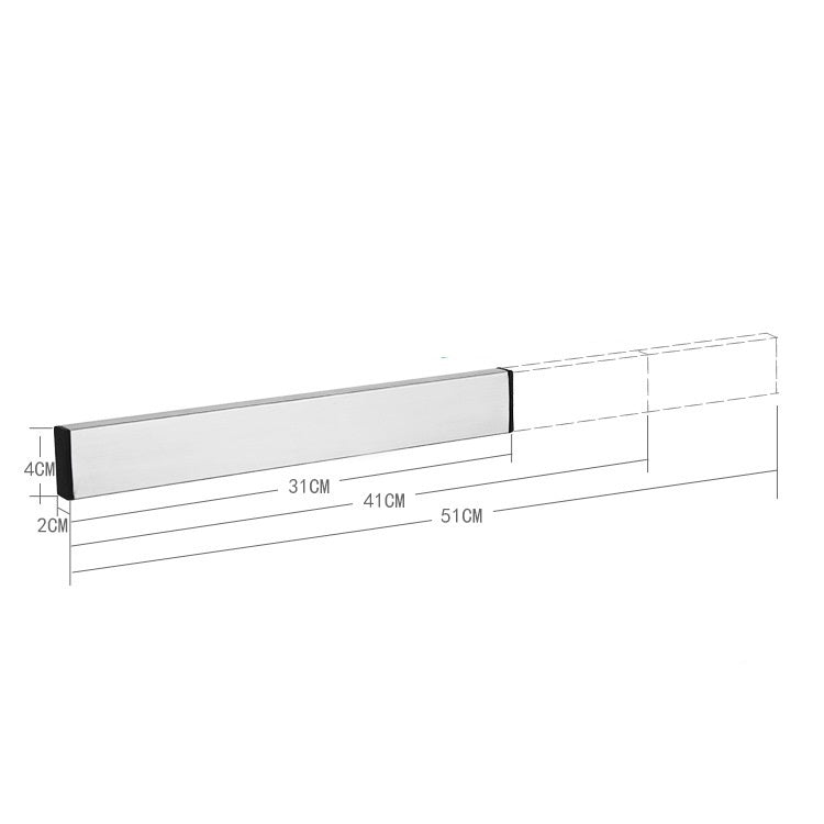One Generation Creative European Stainless Steel Magnetic Knife Frame Strong Kitchen Cutter Collector Wholesale