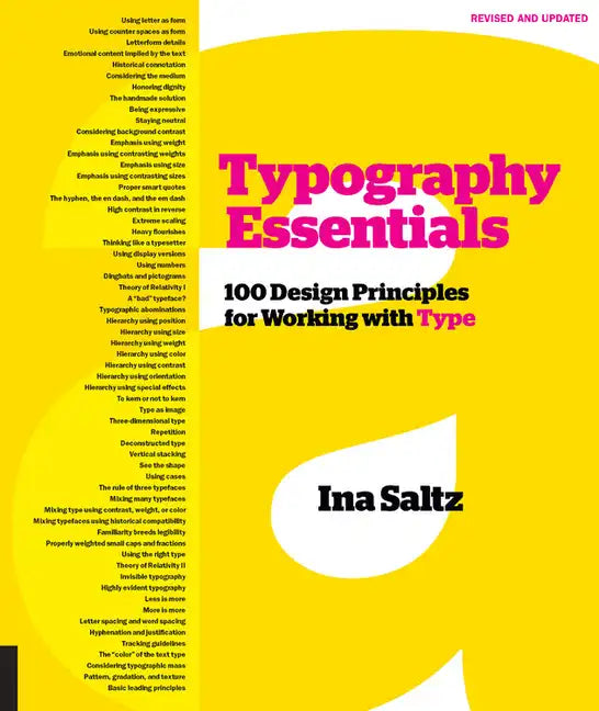 Typography Essentials Revised and Updated: 100 Design Principles for Working with Type - Paperback