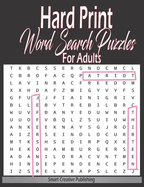Hard Print Word Search Puzzles For Adults: hardest themed Puzzles to solve for Adults & Seniors and all other Puzzle Fans-8.5 x 11 inch - Paperback