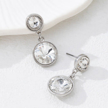 Wholesale Floral Interlinked Drop Earrings, New Niche Design Women Earrings, European American High End Light Luxury Jewelry