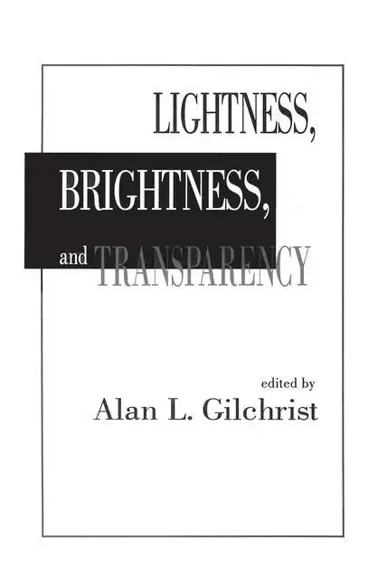 Lightness, Brightness and Transparency - Paperback