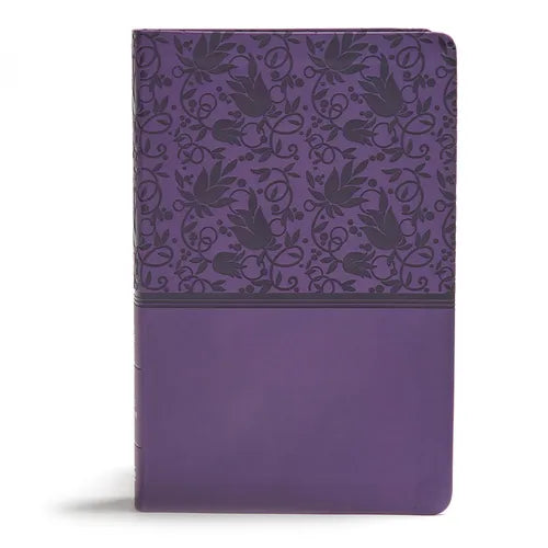 KJV Giant Print Reference Bible, Purple Leathertouch - Imitation Leather