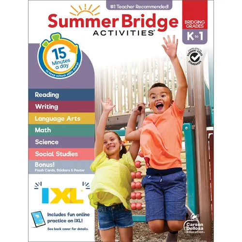 Summer Bridge Activities, Grades K - 1 - Paperback