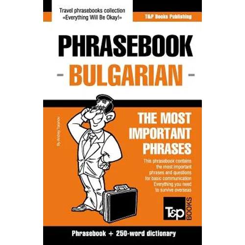 English-Bulgarian phrasebook and 250-word mini dictionary - Paperback