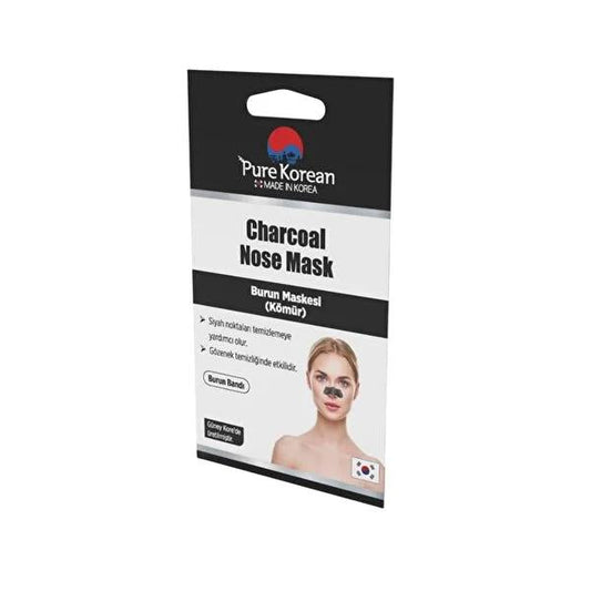 Pure Korean Nose Mask: Blackhead Remover, Sebum Control & Pore Minimizing Facial Mask - Korean Skincare for Oily Skin