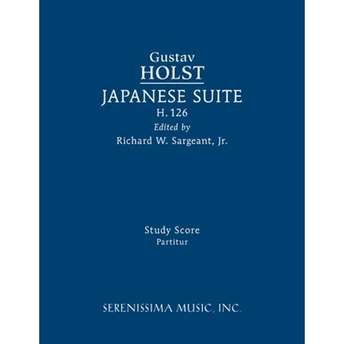 Japanese Suite, H.126: Study score - Paperback