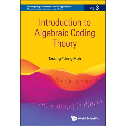 Introduction to Algebraic Coding Theory - Hardcover