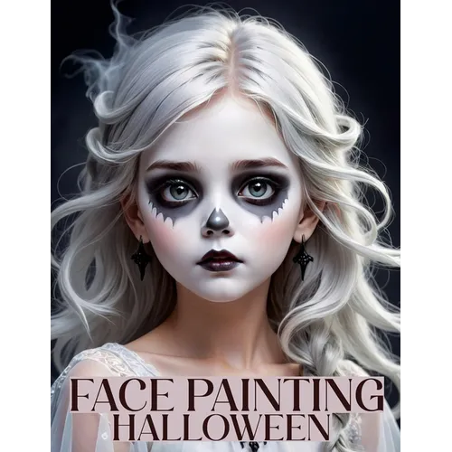 Face Painting: A Beginner's Step-by-Step Guide to Easy and Professional Halloween Makeup for Kids - Artistic, Scary Designs and Colors for a Fun Party - Paperback
