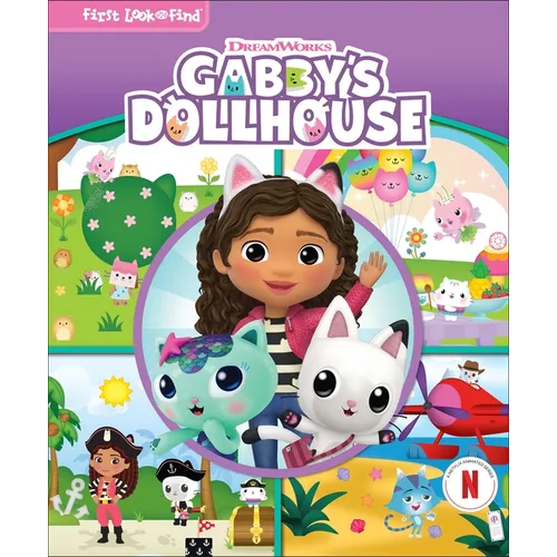 DreamWorks Gabby's Dollhouse: First Look and Find - Library Binding