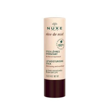 Nuxe Reve de Miel: Natural Honey Lip Balm for Dry, Chapped Lips - Moisturizing Lip Stick, Lip Care & Cracked Lip Treatment