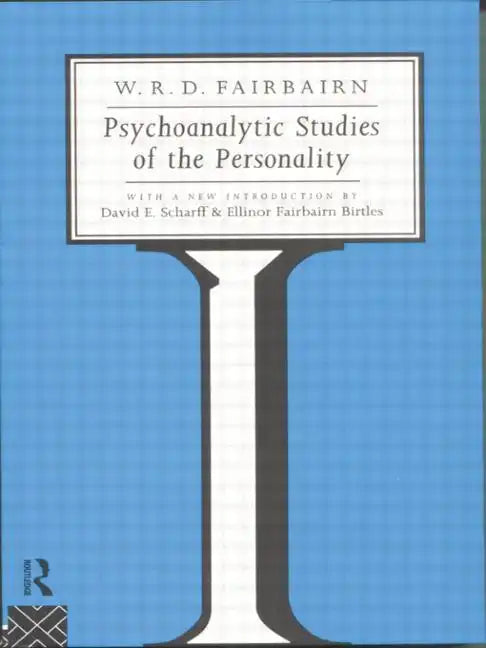 Psychoanalytic Studies of the Personality - Paperback