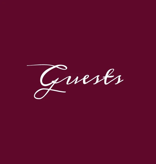 Guests Wine Burgundy Hardcover Guest Book Blank No Lines 64 Pages Keepsake Memory Book Sign In Registry for Visitors Comments Wedding Birthday Anniver - Hardcover