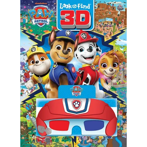 Nickelodeon Paw Patrol: Look and Find 3D - Hardcover