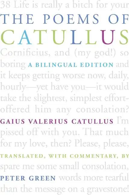 The Poems of Catullus: A Bilingual Edition - Hardcover