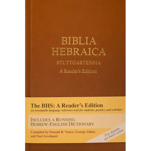 Biblia Hebraica Stuttgartensia (Bhs) (Hardcover): A Reader's Edition - Hardcover