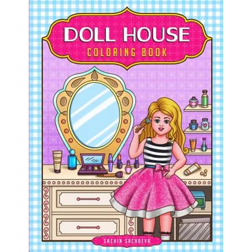 Doll House Coloring Book - Paperback