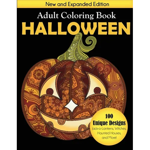 Halloween Adult Coloring Book - Paperback