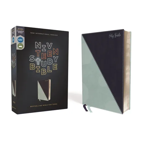 Niv, Teen Study Bible (for Life Issues You Face Every Day), Leathersoft, Teal, Comfort Print - Imitation Leather