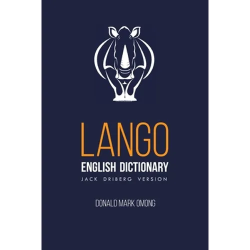 Lango-English Dictionary - Paperback