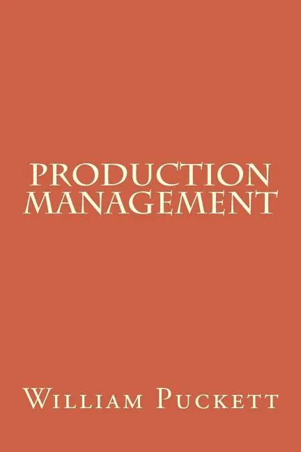 Production Management - Paperback