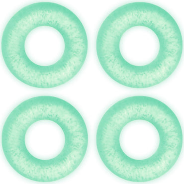 8G Glow in the Dark O-Ring 4-Pack